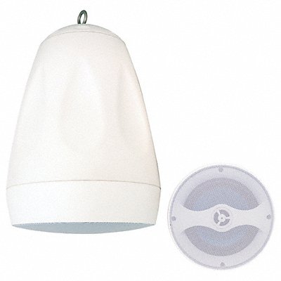 SPECO TECHNOLOGIES SP6PW Speaker White 88dB 6-1/2 Woofer Dia