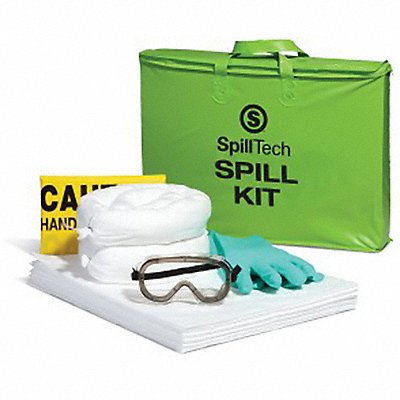 SPILLTECH SPKOGTOTE Oil-Only Tote Spill Kit 5 gal Drum Green