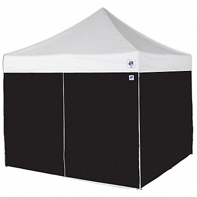 E-Z UP SR104TCBK04 Sidewall Black 10 ft W 10 ft H