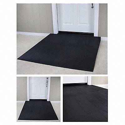 SAFERESIDENTIAL RAMPS SRR2450 ADA Ramp 4-1/2In.H 56In.L 48In.W Black