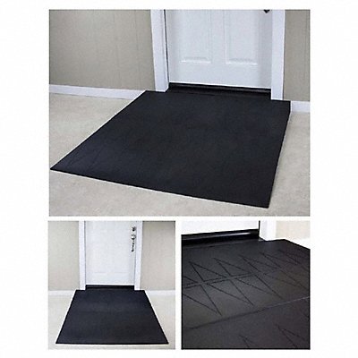 SAFERESIDENTIAL RAMPS SRR2500 ADA Ramp 5In.H 59-1/2In.L 48In.W Black