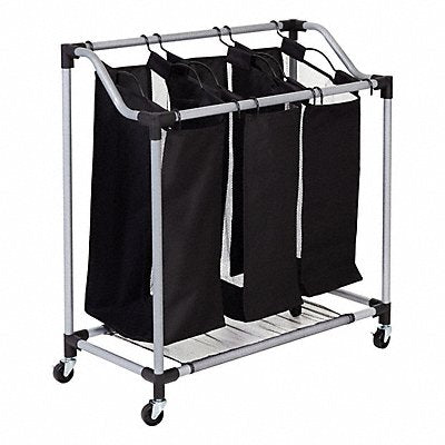 HONEY-CAN-DO SRT01641 Laundry Sorter 3-Compartment