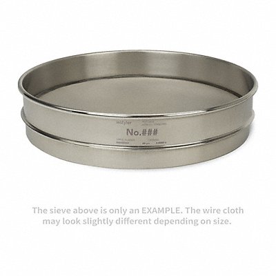 ADVANTECH 112SS12H Sieve 1-1/2 S/S 12 In Half Ht