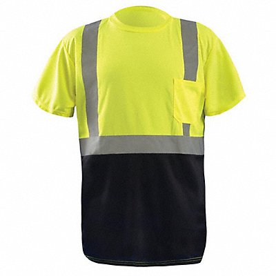 OCCUNOMIX LUXSSETPBKYXL Short Sleeve T-Shirt Men Class 2 Yellow XL