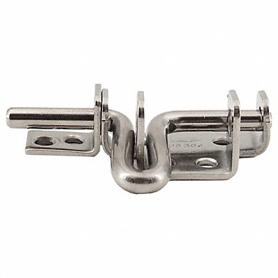 LAMP SSG45 Gate Latch 1-3/32 in W Silver