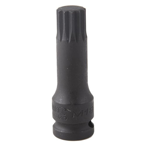 Kincrome SSI18M Spline Bit Impact Socket M18 78mm 1/2" Drive