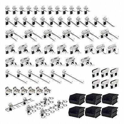 TRITON PRODUCTS SSLH2Kit Pegboard Hooks Bins and Tool