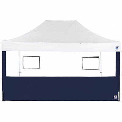E-Z UP SW3FB15FXTMC2WNB Food Booth Sidewall Blue 15 ft W 15 ft H