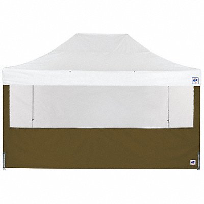 E-Z UP SW3FB15FXTOD Food Booth Sidewall Green 15 ft H