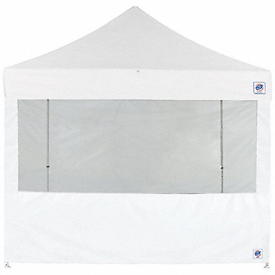 E-Z UP SW3FB8FXTWH Food Booth Sidewall White 8 ft W 8 ft H