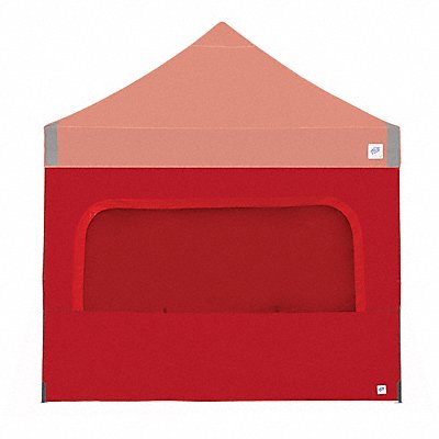 E-Z UP SW3MW10PNSL Sidewall Red 10 ft W 10 ft H