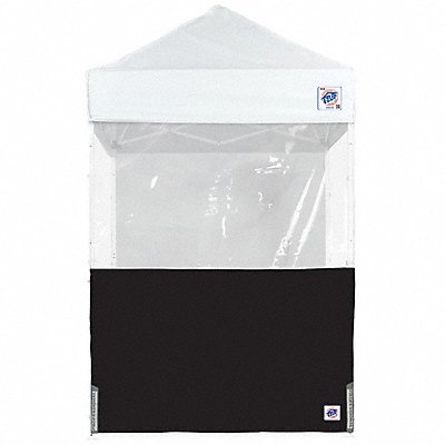 E-Z UP SW3P5TCBK Panorama Sidewall Black 5 ft W 5 ft H