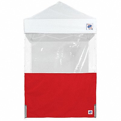 E-Z UP SW3P5TCRD Panorama Sidewall Red 5 ft W 5 ft H