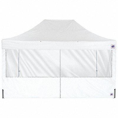 E-Z UP SW3PM15FXTWH Panorama Middle Zipper Sidewall White