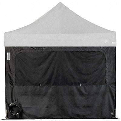 E-Z UP SWPRO3FXTWF10BK Sidewall Black 10 ft W 10 ft H