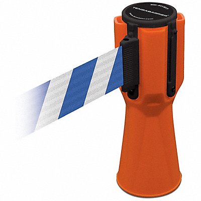 TENSABARRIER TC11430MAXNOD1XC Tensacone Topper Orange Belt Blue/White