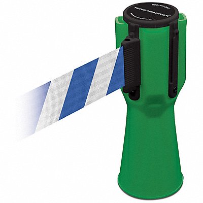 TENSABARRIER TC11428MAXNOD1XC Tensacone Topper Green Belt Blue/White