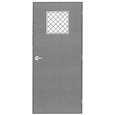 HARVARD PRODUCTS T83070316R1616WIN Security Door Hand Right 85 7/16x38 5/8