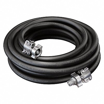 CONTINENTAL 20023435 Steam Hose 3/4 ID x 50 ft L Black