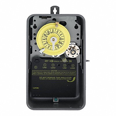 INTERMATIC T174R Electromechanical Timer 24 hr Grey Metal