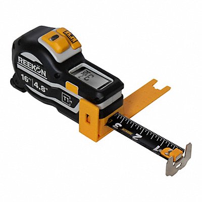REEKON TOOLS RKNT1M16001 Digital Tape Measure Steel 16 ft L