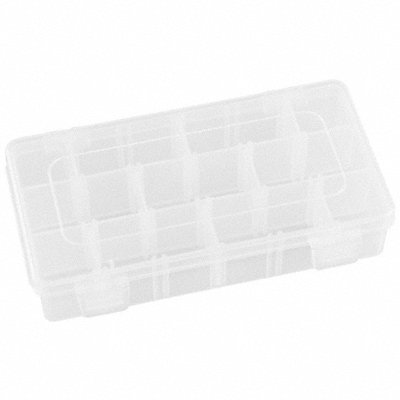 FLAMBEAU T2003 K4976 Adjustable Compartment Box Double Position Locking Clr 1 1/2 in