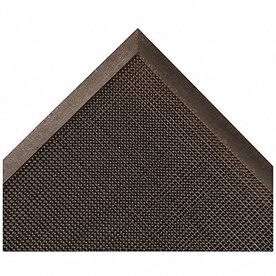 CONDOR 6LUN1 Rubber Entrance Mat Black 3ft. x 5ft.