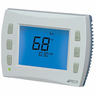 PECO TW1801 Fan Coil Thermostat Digital Push Button