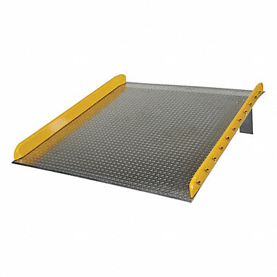 VESTIL TAS107272 Alum Dockboard Stl Curb 72 L 72 W