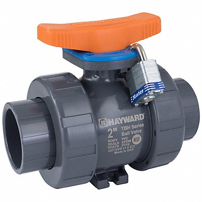 HAYWARD FLOW CONTROL TBH1025A0TV0000 Manual 2-Way Ball Valve NPTF PVC