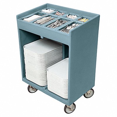 CAMBRO EATC1418401 Tray/ Silverware Dispenser Cart 32 3/8 L