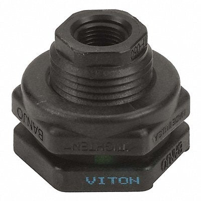 BANJO TF050V Bulkhead Fitting FKM 2 3/16 L Poly