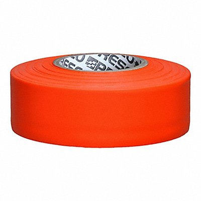 GRAINGER TFOG200 Flagging Tape Orange 150 ft L 1 3/16 in