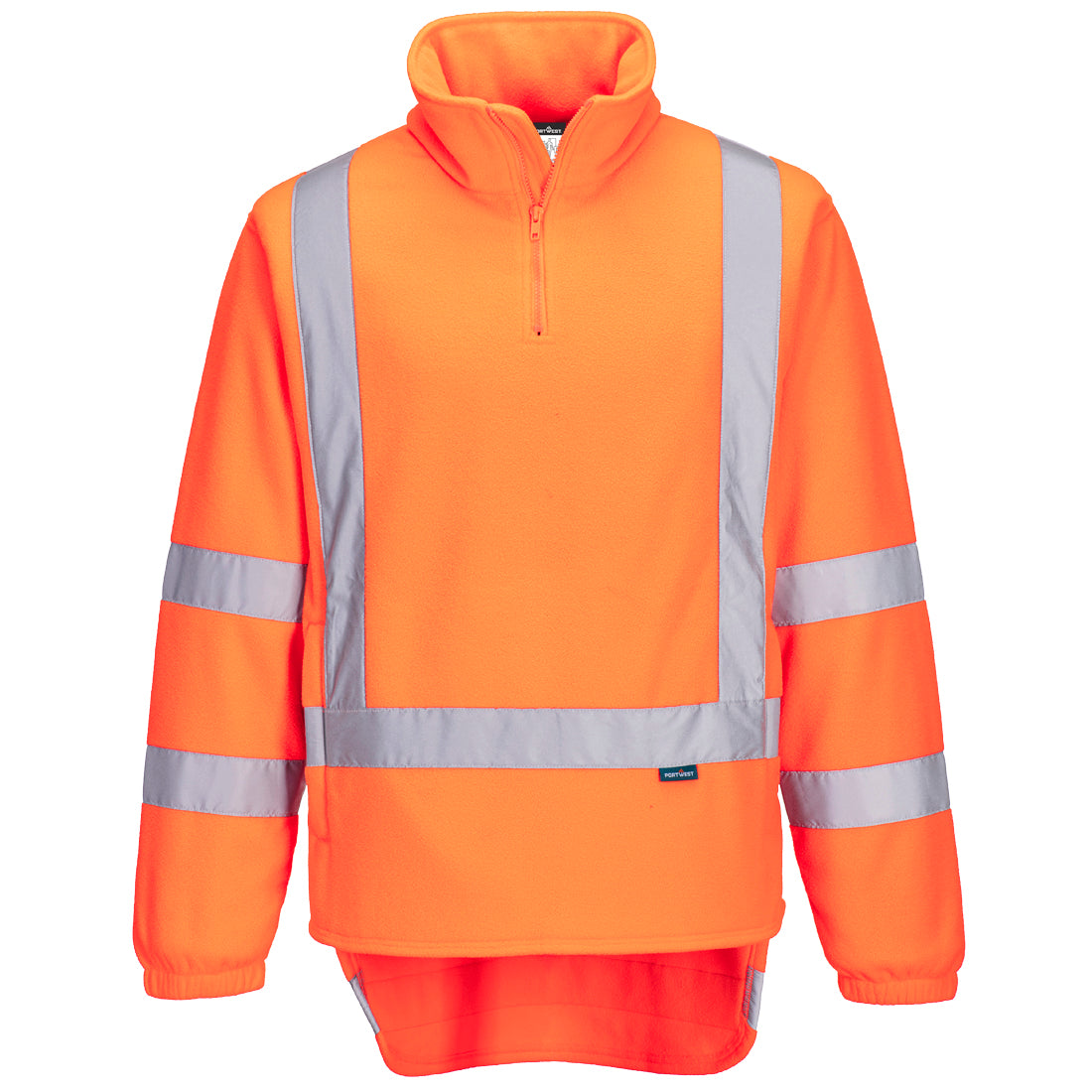 Portwest TM601 TTMC-W17 Hi-Vis X Back 1/4 Zip Polar Fleece