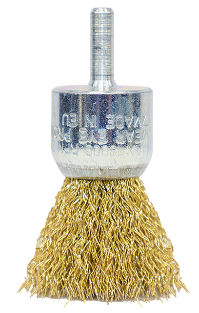 Weldclass TO-3062 Wire Brush Spindle End Crimp 25mm Mild-Steel