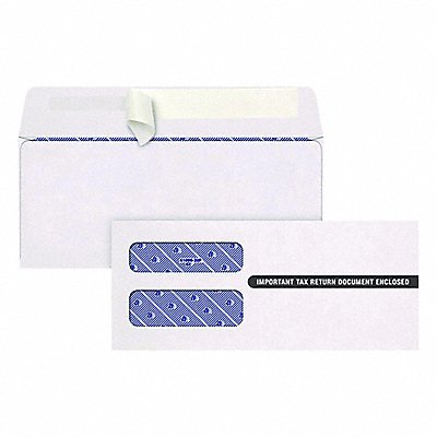 TOPS 2222PS3 Window Envelopes 8 3/4 in W White PK24