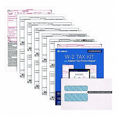 ADAMS 22908KIT Tax Form Kit 11 L 8 1/2 W 6-Part PK20