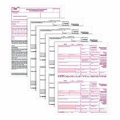 ADAMS 22993MISC Tax Form 11 L 8 1/ W 4-Part PK50