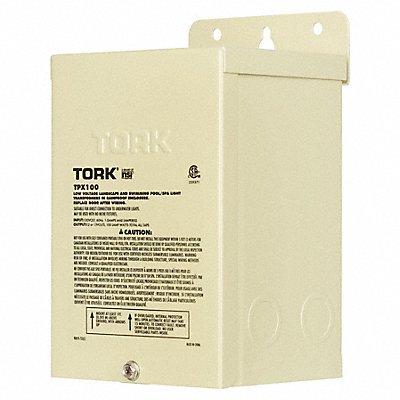 TORK TPX100 Pool Light Transformer 100W 1A Painted