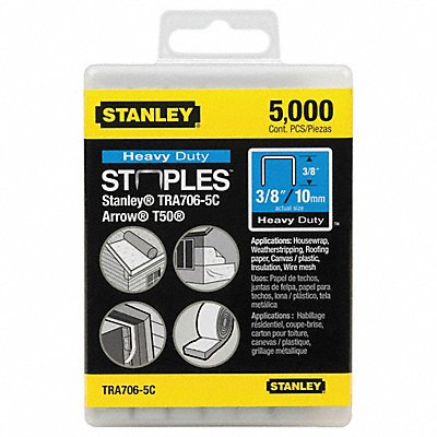 STANLEY TRA7065C Staples 24 ga PK5000