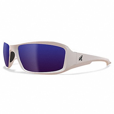 EDGE EYEWEAR TXBAP248 Safety Glasses Blue Lens White Frame M