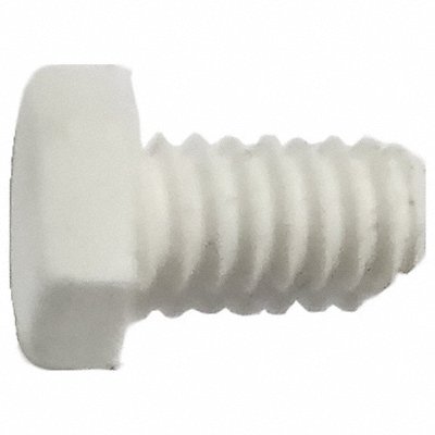 TEI FASTNERS TF142011HH07 Hex Head Cap Screw PTFE Plain 1/4