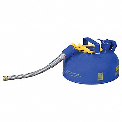 EAGLE U211SX5B Type II Safety Can Blue 1 gal Cap.