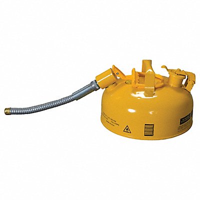 EAGLE U211SX5Y Type II Safety Can Yellow 1 gal Cap.