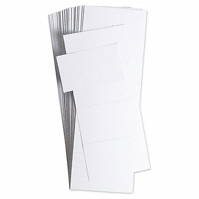 U BRANDS 5167U0648 Data Card Replacement 3x1.75 White PK500
