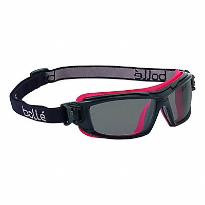BOLLE SAFETY 40300 Safety Glasses Smoke Lens Wraparound
