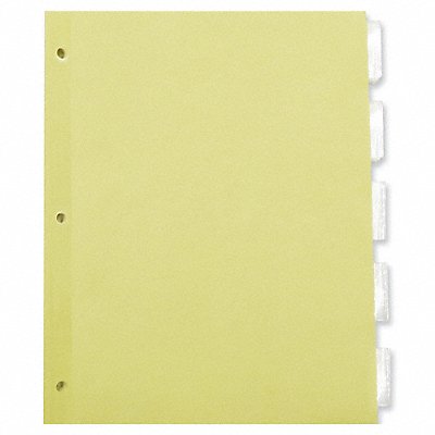 UNIVERSAL UNV20831 Economical Insertable Index 5-Tab PK24