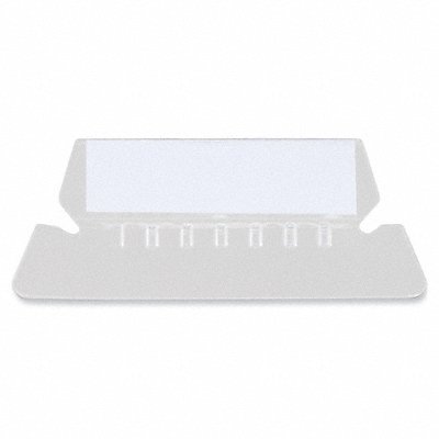 GRAINGER UNV42215 Hanging Folder Insert Plastic Clear PK25