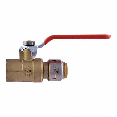 SHARKBITE MAX UR22182G Manual 2-Way Ball Valve NPT Brass