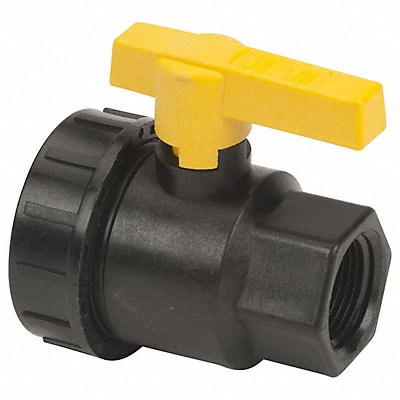 BANJO UV075FP Manual 2-Way Ball Valve NPT Polypropylene